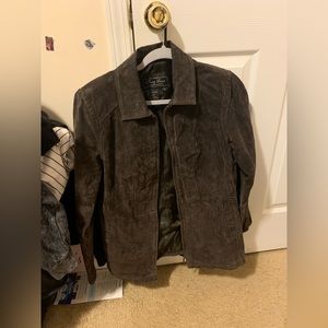 Jerry Lewis 100% Genuine Vintage Leather Jacket Womens M